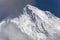 Nepal hiking path through mountain around Everest