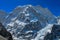 Nepal mountains, eight-thousander mountain peak area in Himalaya