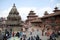 Nepal patan 16 October 2018: Tourist and nepali people at patan durbar square centre of the city of Lalitpur in Nepal