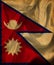 Nepal waving flag