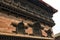 Nepalese Craft and architecture of Basantapur Durbar at Kathmandu Durbar Square, Nepal