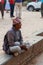 Nepalese man in a traditional dhaka topi hat