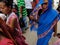 Nepalese women wearing saris