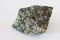 Nepheline also nephelite mineral on white background