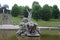 Neptune fountain in the center of the Boboli Gardens. The Sculptor, Stoldo Lorenzi. Florence