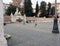 The Neptune Fountain in Piazza del Popolo, Rome Italy
