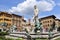 Neptune fountain on Signoria square, Florence, Italy