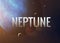 Neptune inspiring inscription on the background of