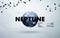 Neptune. Minimalistic style