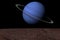 Neptune rising over Triton