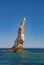 Neptunes Finger is rock formation that is easy to spot along the cliffs outside the marina in Cabo San Lucas