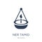 Ner Tamid icon. Trendy flat vector Ner Tamid icon on white background from Religion collection