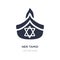 ner tamid icon on white background. Simple element illustration from Religion concept