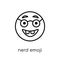 Nerd emoji icon from Emoji collection.