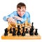 Nerd play chess