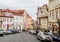 Nerudova street in the Prague district of Mala Strana.