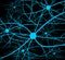 Nerve cells of the human. Strand molecule structure. Genetic and chemical compounds