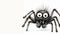 Nervous Spider: Ink Cartoon Arachnid