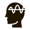 Nervous System of Head Biohacking Icon Vector Illustration