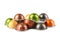 Nespresso coffee pods Vertuo isolated