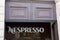 Nespresso logo sign and text brand chain facade coffee machines front of shop on store