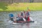 Nessie in River Ness raft race