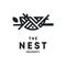 Nest property simple logo concept