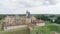 Nesvizh, Belarus - July, 2019: Nesvizh castle most popular tourist attraction of Belarus. Architectural monument of XVII