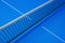 Net on blue pingpong table