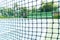 net with empty tennis court background