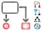 Net Flowchart Scheme Vector Mesh