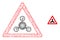 Net Mesh Chemical Warning Icon