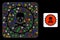 Net Pandora Box Glare Icon with Colorful Lightspots
