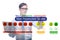 Net Promoter Score NPS concept with businessman pressing virtual