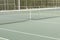 Net and tennis court