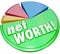 Net Worth Pie Chart Wealth Value Compare Assets Debts Graph