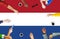 Netherland Country Flag Liberty National Concept