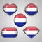 Netherland flag icons theme