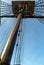 Netherlands, Amsterdam, National Maritime Museum, 1990 ship replica of the Amsterdam, view from below on the mainmast