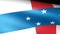 Netherlands Antilles Flag Waving