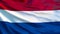 Netherlands flag. Waving flag of Netherlands 3d illustration