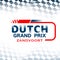 Netherlands grand prix checkered background
