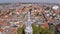 Netherlands, Haarlem - 20-03-2021: view from high above on the city of Haarlem