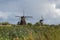 Netherlands Kinderdijk - Windmills and water channel