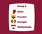 Netherlands Qatar Ecuador And Senegal Flag Heart Countries Group A