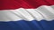 Netherlands . Waving flag video background