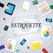 Netiquette Polite Online Behavoir Or Web Etiquette - 2d Illustration