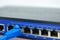 Network Cable on Computer Ethernet Router