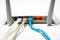 Network cable connects to wireless router, router, internet, global network.