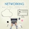 Network Cloud Backup Storage Download Concept